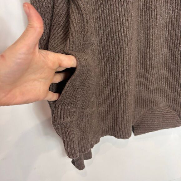 Talulah sweater Romper Playsuit Large Brown Ribbed Knit One Piece Long Sleeve - Picture 7 of 16